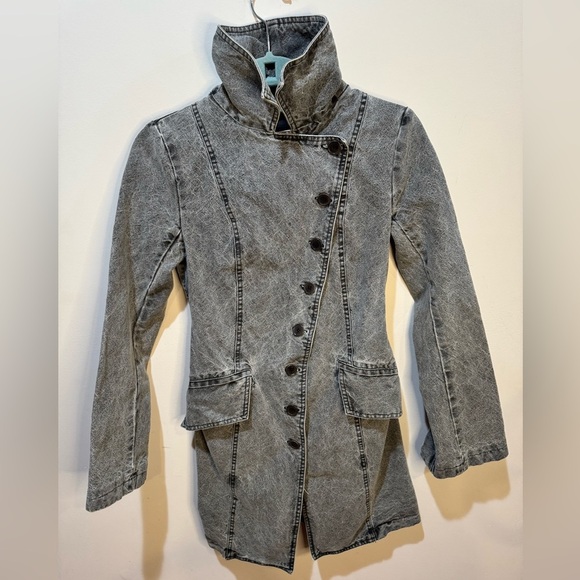 Patrizia‎ Pepe Denim Jacket Y2K Vintage Sz 42 (S/6)